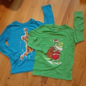 Cat & Jack PJ Pajama Tops Boy Sie Small 6/7